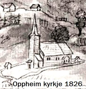 Oppheim kyrkje 1826