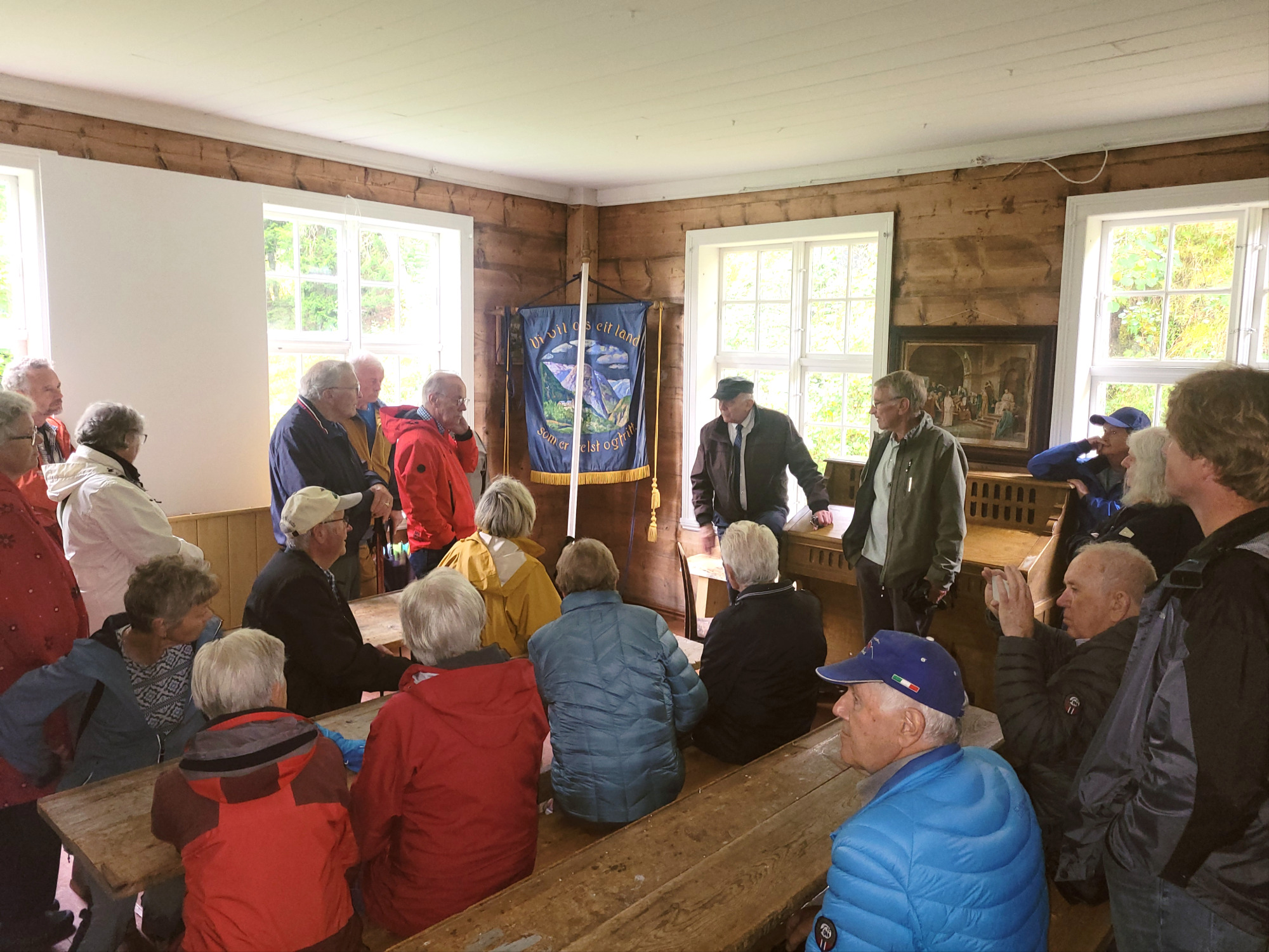 Skulestova som før har stått på Leiddal